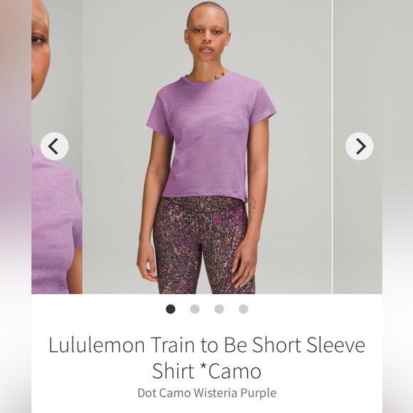 Lululemon Train To Be Short Sleeve Size 6 - Picture 3 of 6